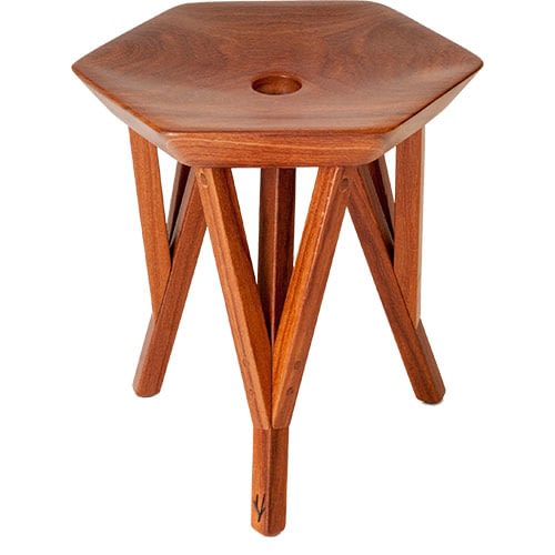 rango stool wood brazilian design