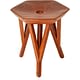 rango stool wood brazilian design