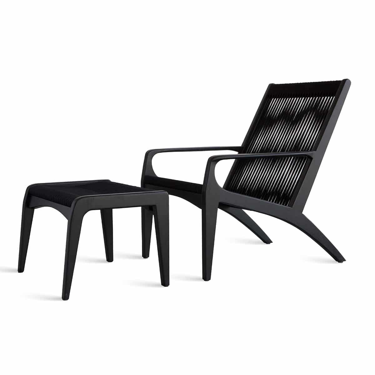Designer Aristeu Pires Design Pitu Chaise Lounge Chair and Pitu Ottoman