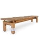 brazilian design bench wood designer Leo Romano